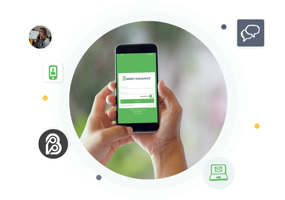mobile app hero