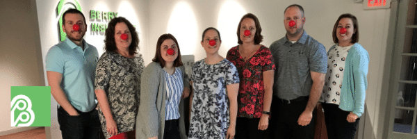 Berry Insurance Fights Child Poverty – One Nose at a Time - with Red Nose Day